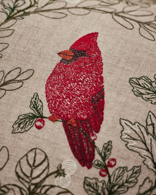 Winter Birds Pillow | Coral & Tusk