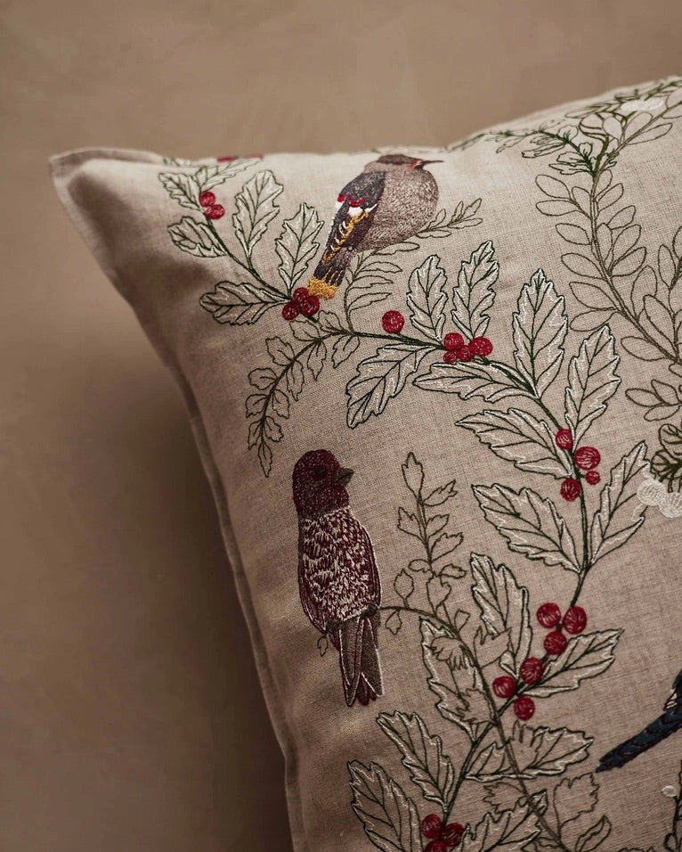 Winter Birds Pillow | Coral & Tusk