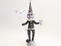 Wishing Moon Figure | Vintage by Crystal Spun Cotton Ornament