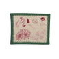 A Long Life and Lasting Happiness Placemat (Green & Nude) - Bon Ton goods