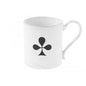 Ace of Clubs Mug, John Derian, set of 3 by Astier de Villatte