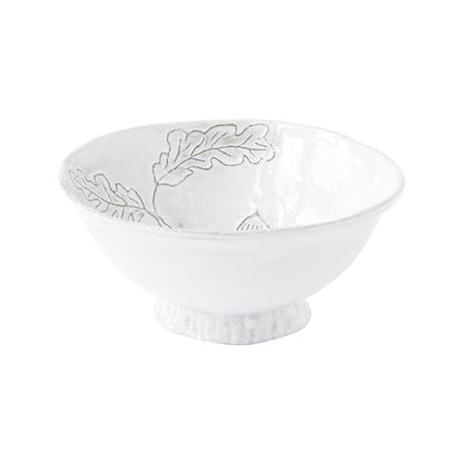 Acorn Leaf Bowl on Stand | Astier de Villatte: Exclusive Pre-Order Item - BON TON goods