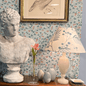 Alabaster Table Lamp with Shade, 20th Century - Bon Ton goods