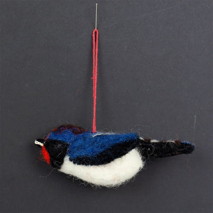 Alcedo Kingfisher Christmas Ornament by A World of Craft, Swedish-designed handmade Christmas decoration