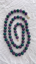 Load image into Gallery viewer, Amethyst and Peacock Agate Necklace - Bon Ton goods
