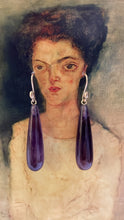 Load image into Gallery viewer, Amethyst Drop Earrings - Bon Ton goods
