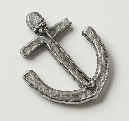 Anchor Brooch Sterling Silver | Mikkel Brøgger - Bon Ton goods