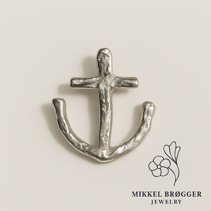 Anchor Brooch Sterling Silver | Mikkel Brøgger - Bon Ton goods