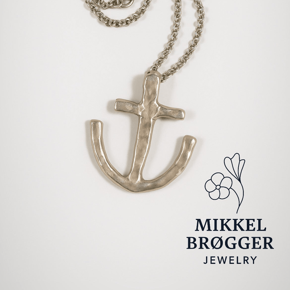 Anchor Pendant Sterling Silver | Mikkel Brøgger - Bon Ton goods