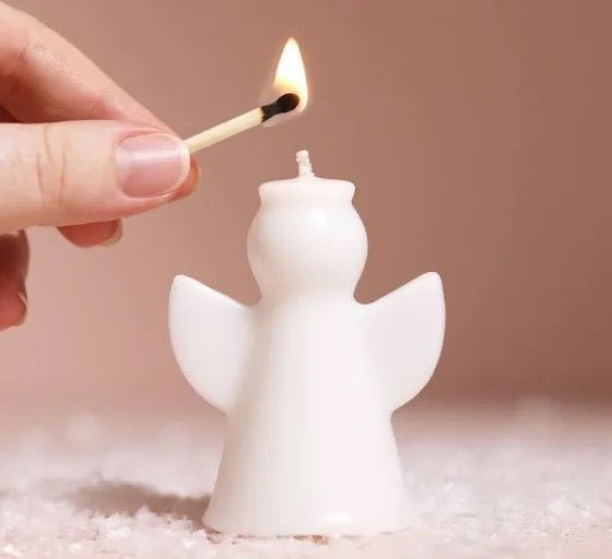 Angel Candle, Small | Christmas Ornament - Bon Ton goods