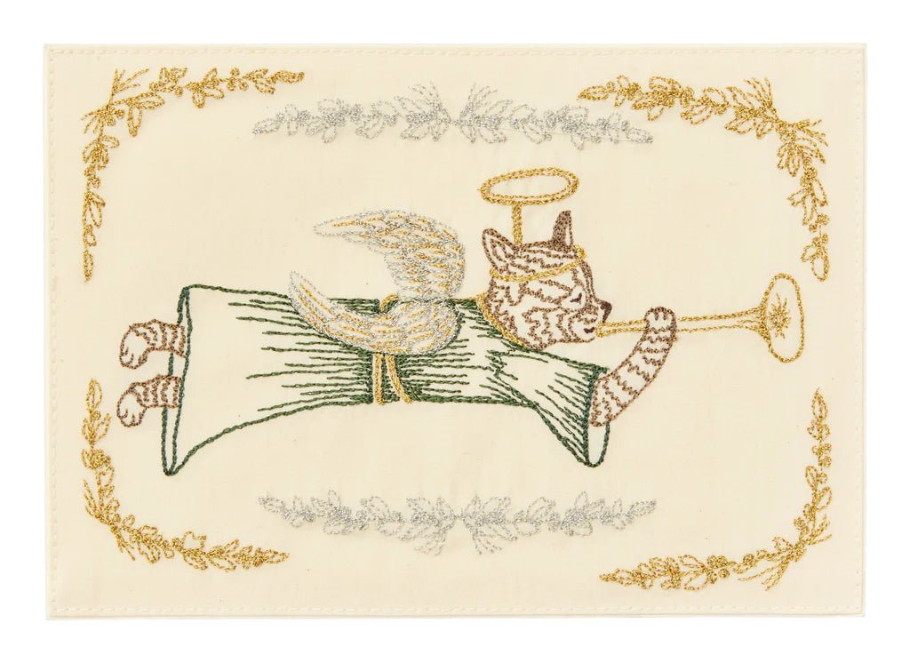 Angel Cat Card | Coral & Tusk - Bon Ton goods