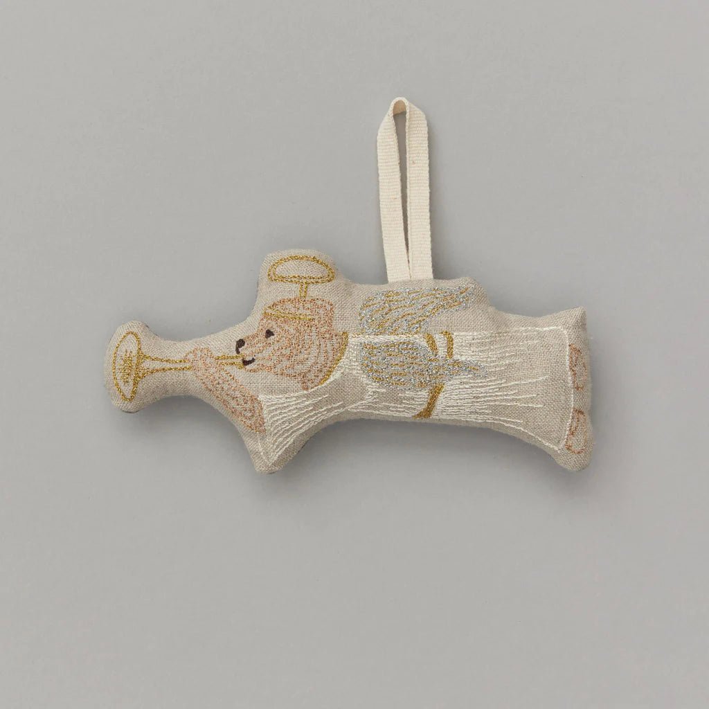 Angel Dog Ornament | Christmas Ornament | Coral & Tusk - Bon Ton goods