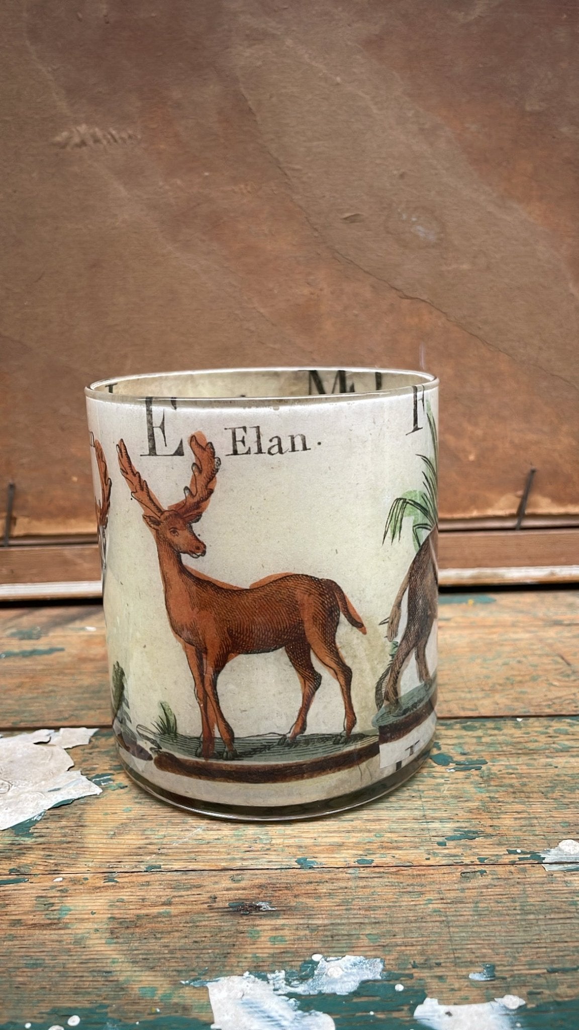 Animal Alphabet - Desk Cup | John Derian - Bon Ton goods