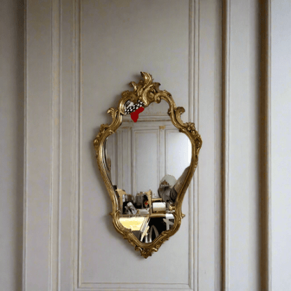 Antique Baroque Gilded Wall Mirror - Bon Ton goods