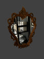 Antique Baroque Wooden Mirror - Bon Ton goods