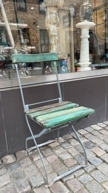 Antique Folding Chair - Bon Ton goods