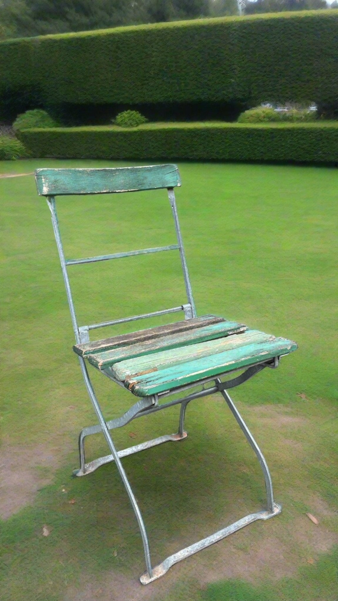 Antique Folding Chair - Bon Ton goods
