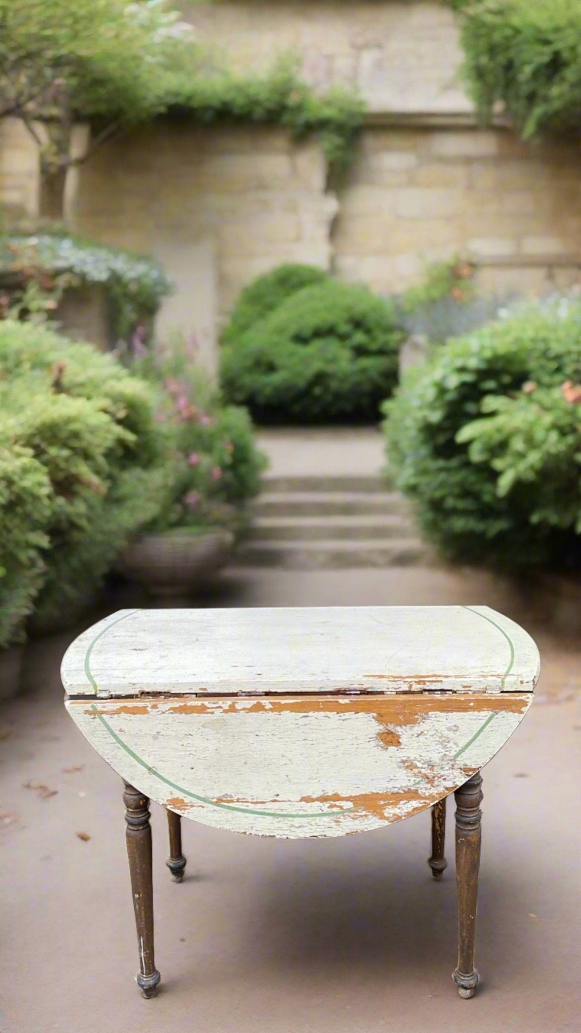 Antique Folding Table - Bon Ton goods