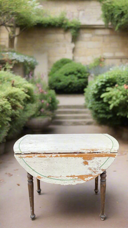 Antique Folding Table - Bon Ton goods