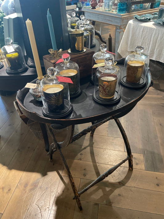 Antique Folding Table Black - Bon Ton goods