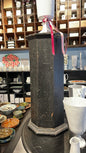 Antique French Blackened Wood Pedestal - Bon Ton goods