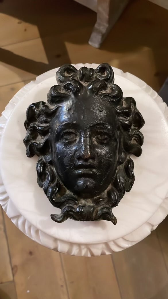 Antique French Decorative Ornamental Wall Plaque - Bon Ton goods