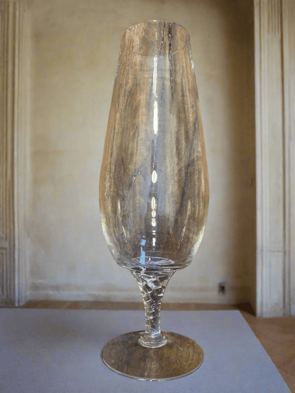 Antique French Glass Vase – Clear - Bon Ton goods
