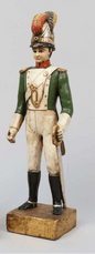 Antique Hand-Carved French Empire Soldier Figure - Bon Ton goods