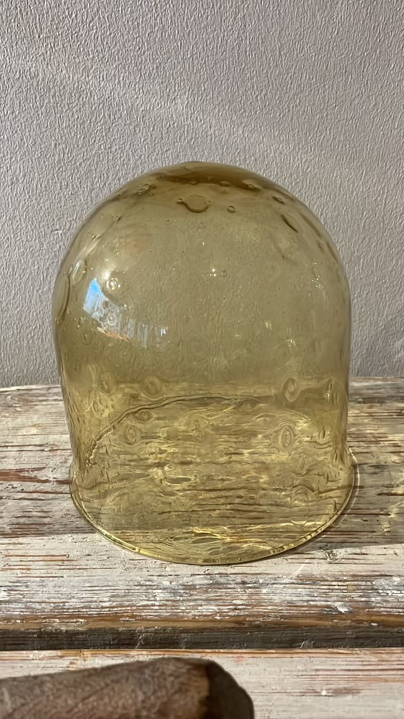 Antique Honey Glass Cloche - Bon Ton goods