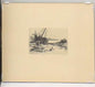 Antique Marine Etching — Sailing Vessel Study (Framed) - Bon Ton goods