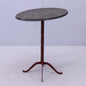 Antique Pedestal Table with Grain-Painted Wooden Top | Early 20th Century - Bon Ton goods