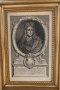 Antique Portrait Engraving in Gilt Frame, Late 17th–Early 18th Century - Bon Ton goods
