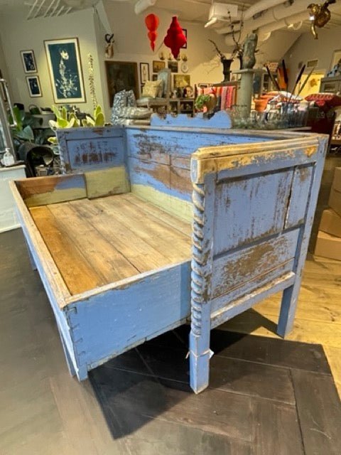 Antique Swedish Folk Bed - Bon Ton goods