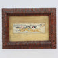 Antique Victorian Embroidered Silk Stevengraph Painting - "The Finish: - Bon Ton goods
