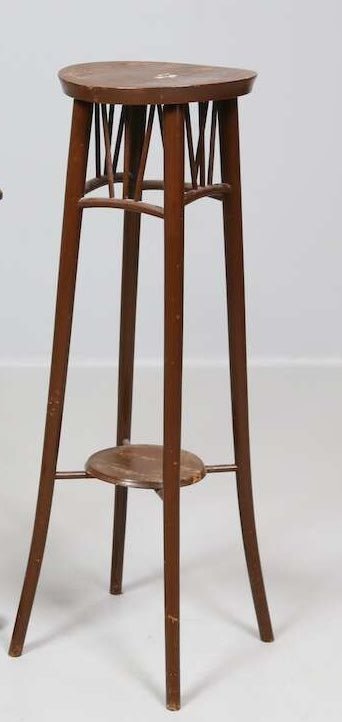 Antique Wooden Pedestal Stand - Bon Ton goods