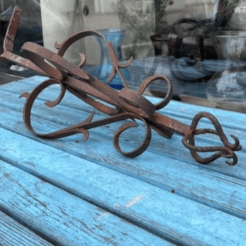 Antique Wrought Iron Rooftop Spire - Bon Ton goods