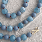 Aquamarine and Angelite Necklace | Mikkel Brøgger - Bon Ton goods