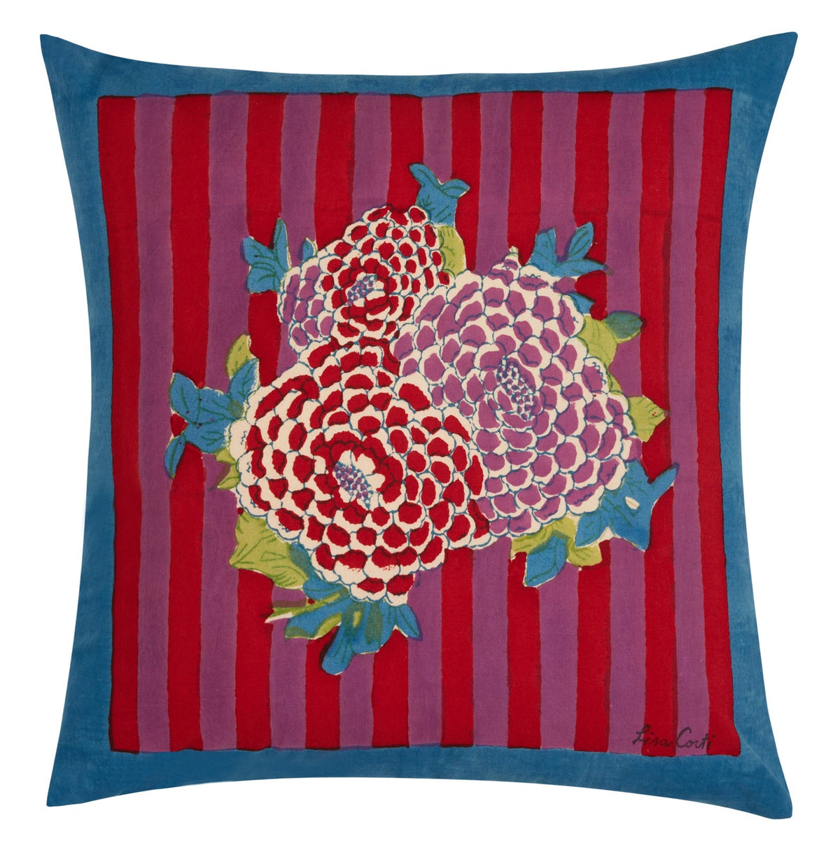 Arabesque Corolla Coffee Natural Pillow Cover 45x45 - Bon Ton goods