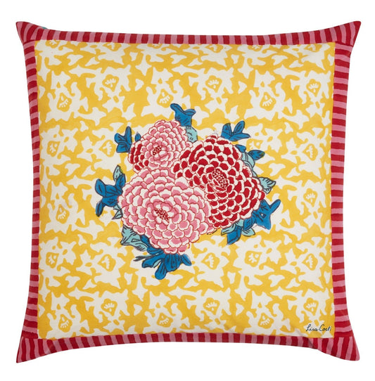 Arabesque Corolla Gold Natural Pillow - Bon Ton goods