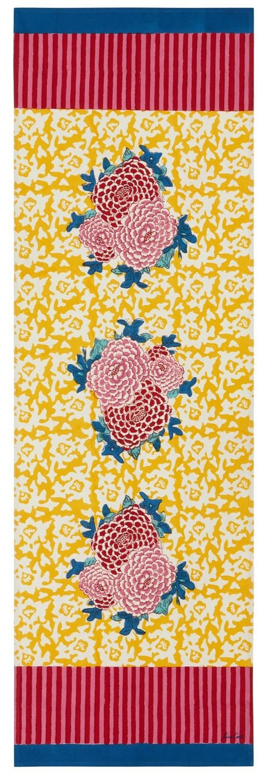 Arabesque Corolla Gold Natural - Table Runner | Lisa Corti - Bon Ton goods