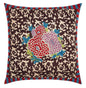 Arabesque Corolla Natural Coffee Cushion Cover 60x60 | Lisa Corti - Bon Ton goods