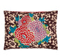 Arabesque Corolla Natural Coffee Cushion | Lisa Corti - Bon Ton goods