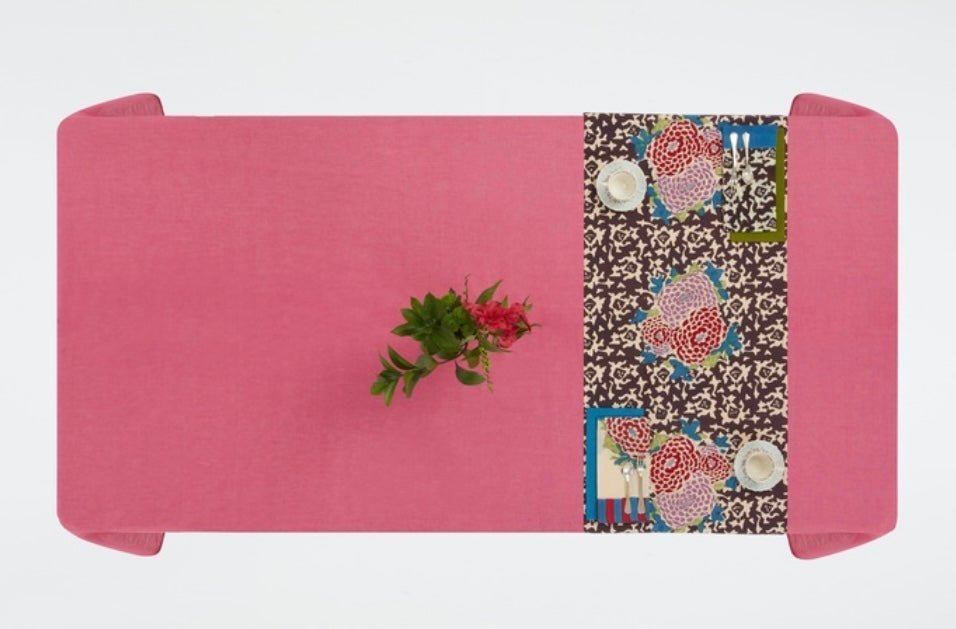 Arabesque Corolla Natural Coffee Runner – 50X150 | Lisa Corti - Bon Ton goods