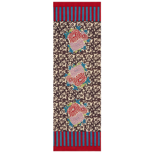 Arabesque Corolla Natural Coffee Runner – 50X150 | Lisa Corti - Bon Ton goods