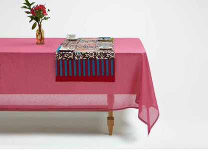 Arabesque Corolla Natural Coffee Runner – 50X150 | Lisa Corti - Bon Ton goods