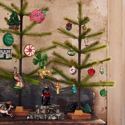 Artificial Christmas Tree with Red Berries | John Derian - Bon Ton goods
