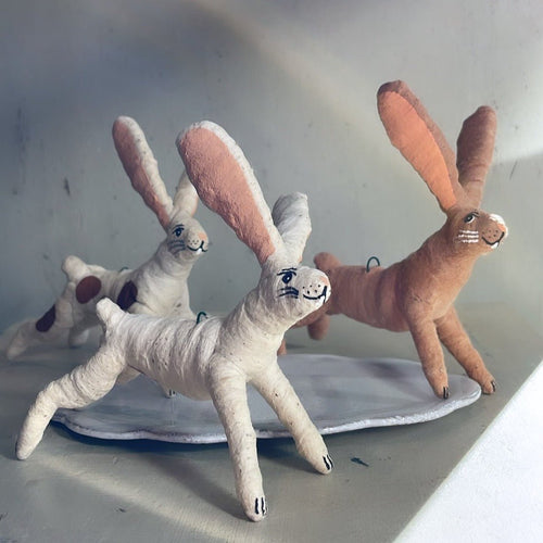 Assorted Leaping Bunny Rabbit - Bon Ton goods
