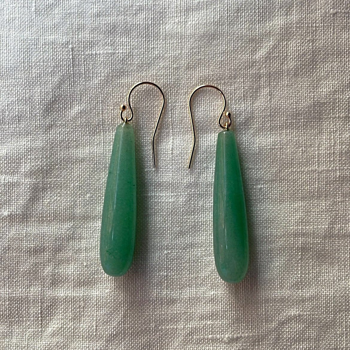 Aventurine Drop Earrings | Mikkel Brøgger - Bon Ton goods