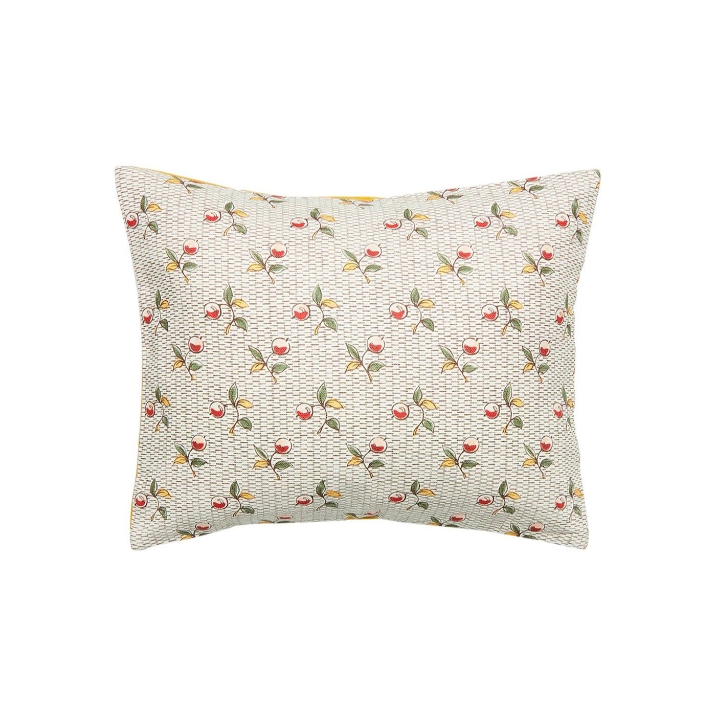 "Baies" Small Cushion | Antoinette Poisson Linen Cushion – Domino Paper Design - Bon Ton goods
