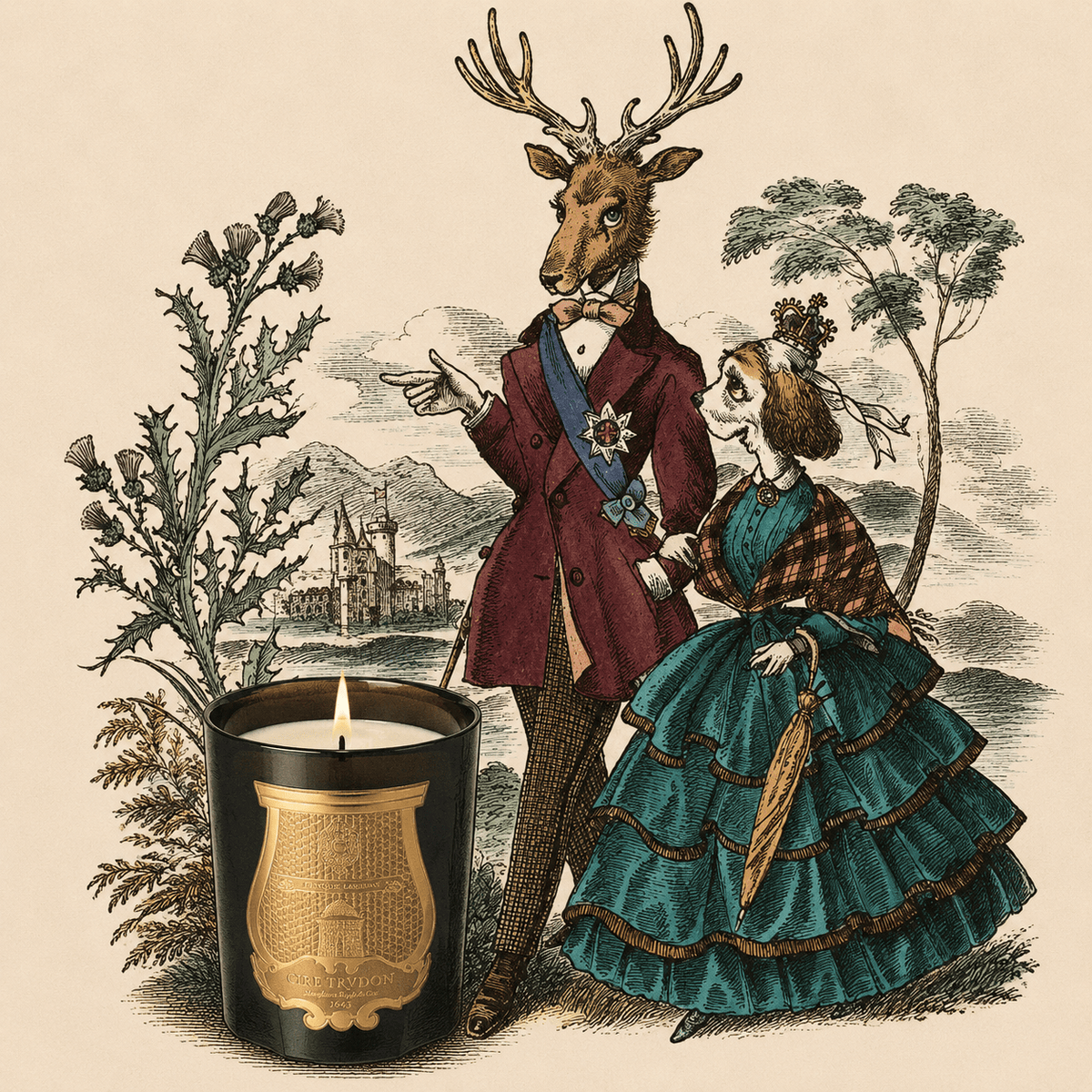 Balmoral Scented Candle | Trudon - BON TON goods
